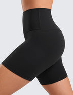 ButterLuxe Biker Shorts 6" - High Waisted Workout Running Volleyball Spandex Yoga Womens