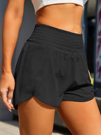 Women's Athletic Shorts High Waisted Running Short Pocket 2.5" Sporty Shorts Gym Workout Shorts