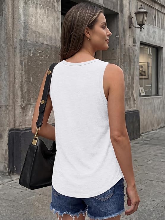 Womens Tank Tops Square Neck 2026 Summer Tops Clothes Outfits Fashion
