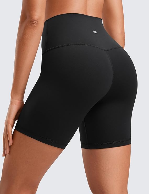 ButterLuxe Biker Shorts 6" - High Waisted Workout Running Volleyball Spandex Yoga Womens