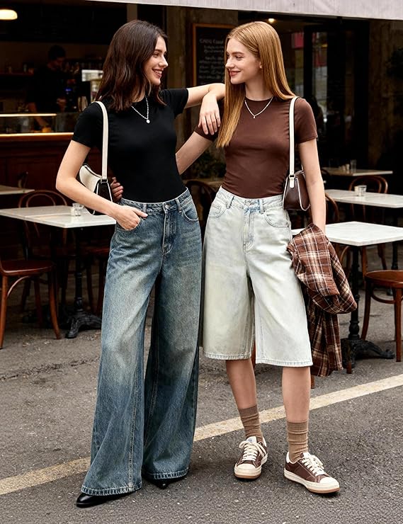 3/5 Pack Womens T Shirts Crew Neck Short Sleeve Shirts for Women Casual Basic Tees Fitted Stretchy Layering Tops