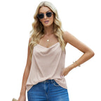 Women’s loose fit V neck tank top style